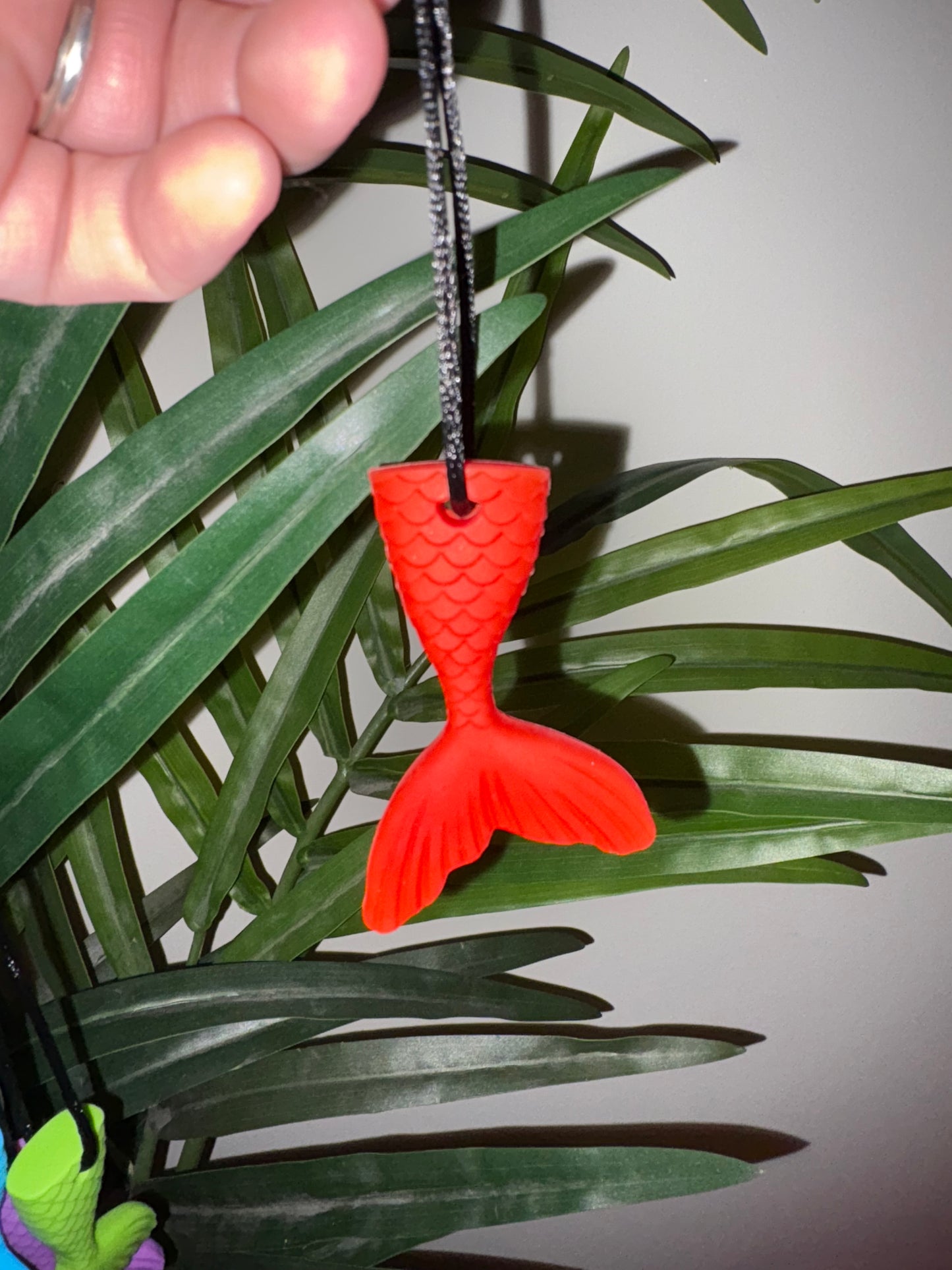 Mermaid tail chewy necklaces
