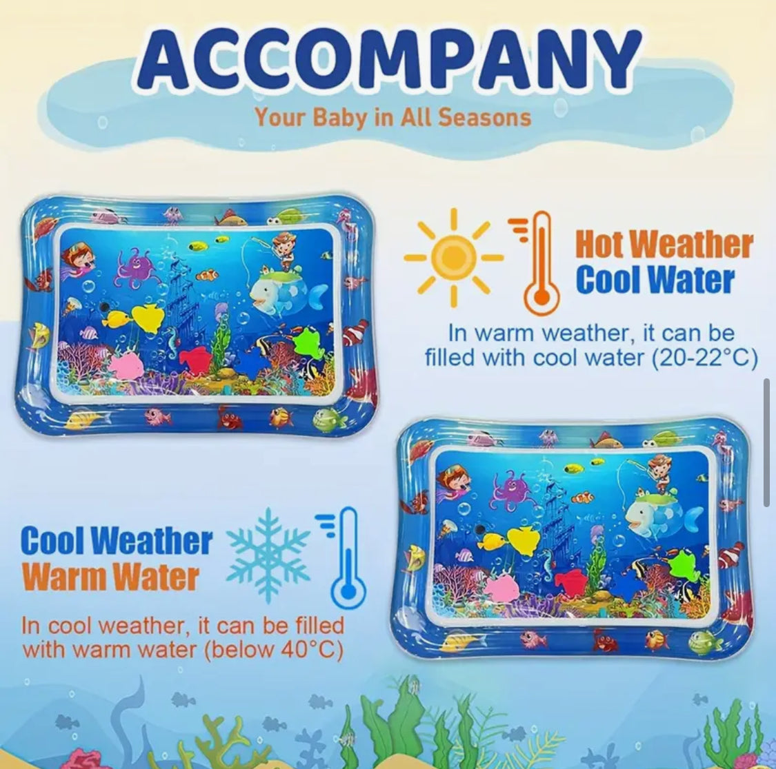 Water sensory mat