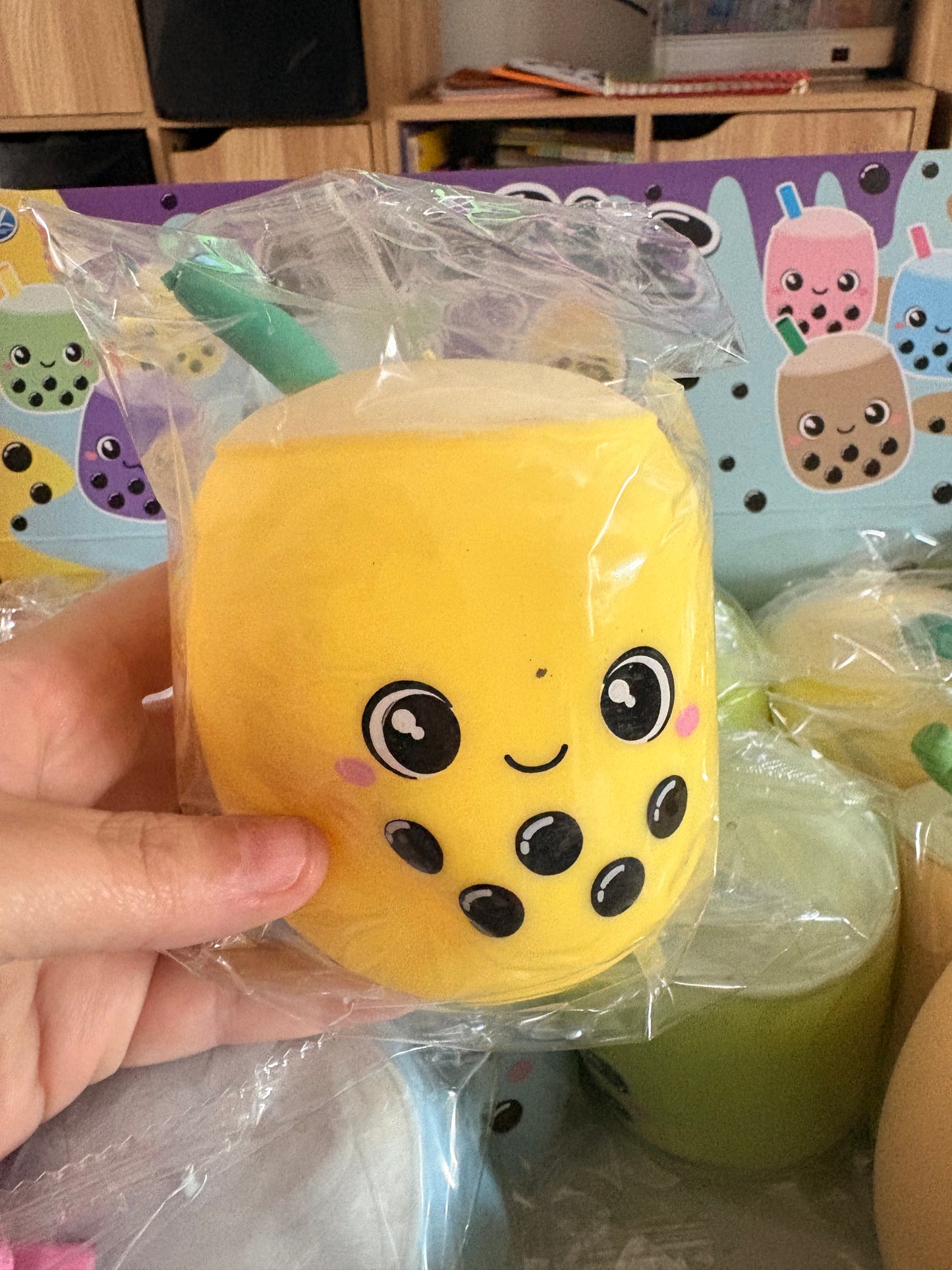 Large squishy bubble tea