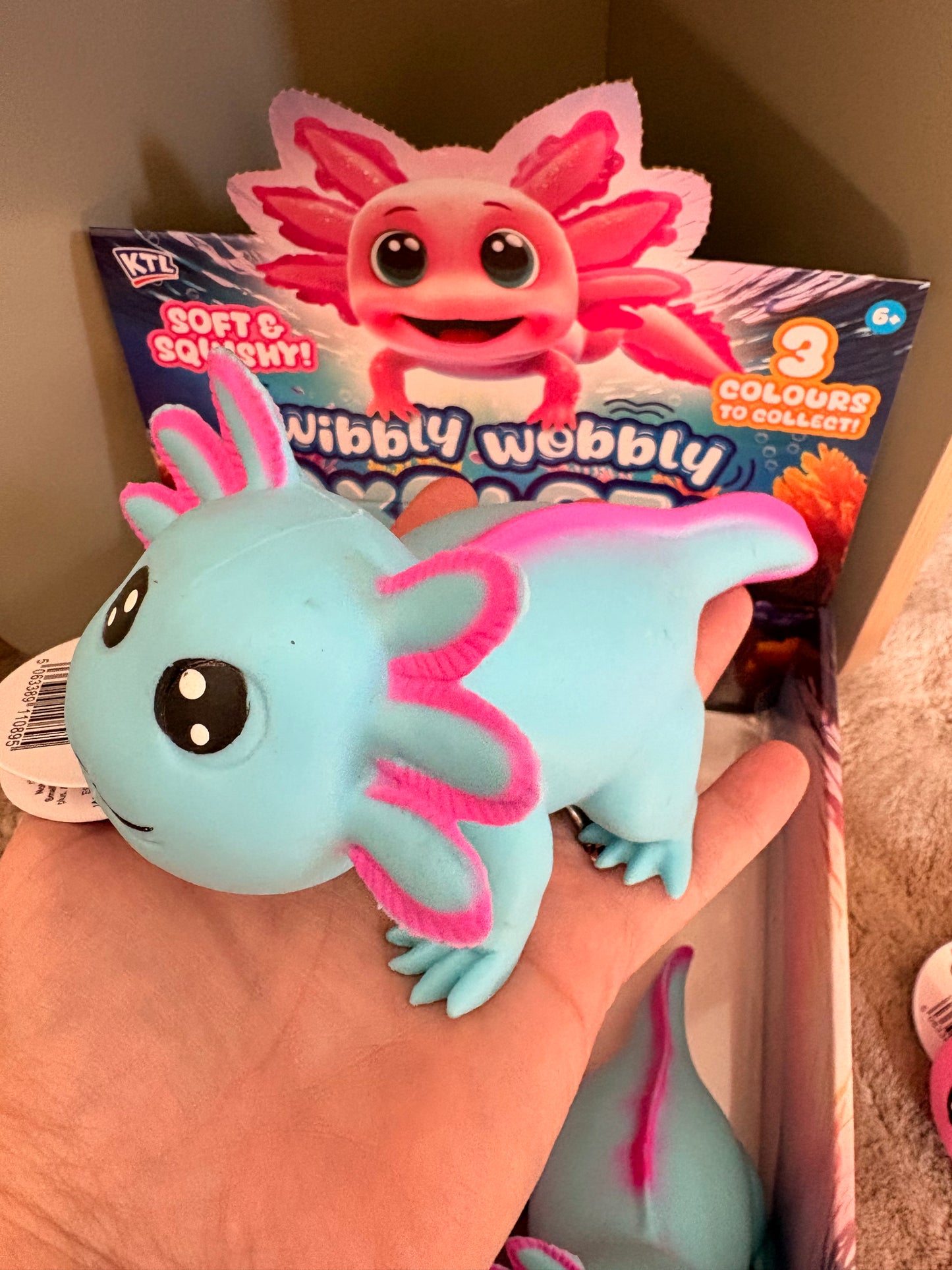 Large squishy axolotl