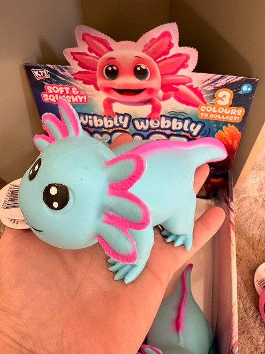 Large squishy axolotl