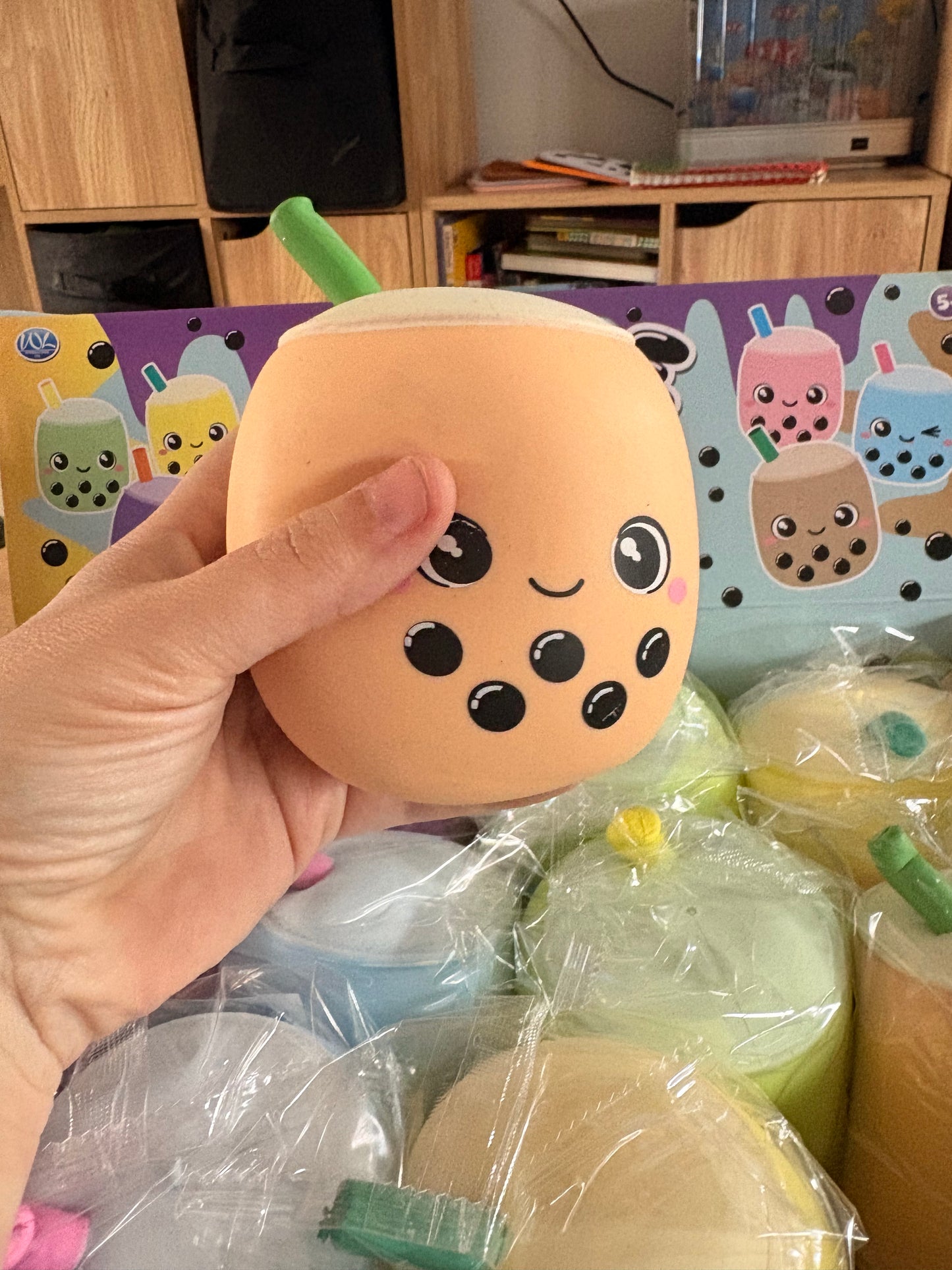 Large squishy bubble tea