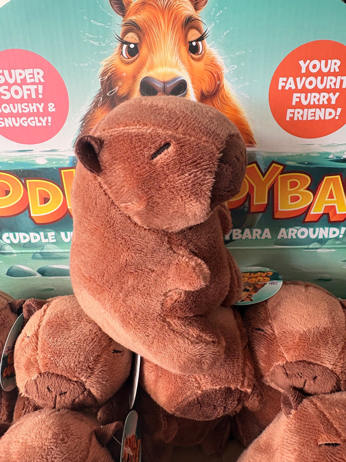 Cute capybara plush