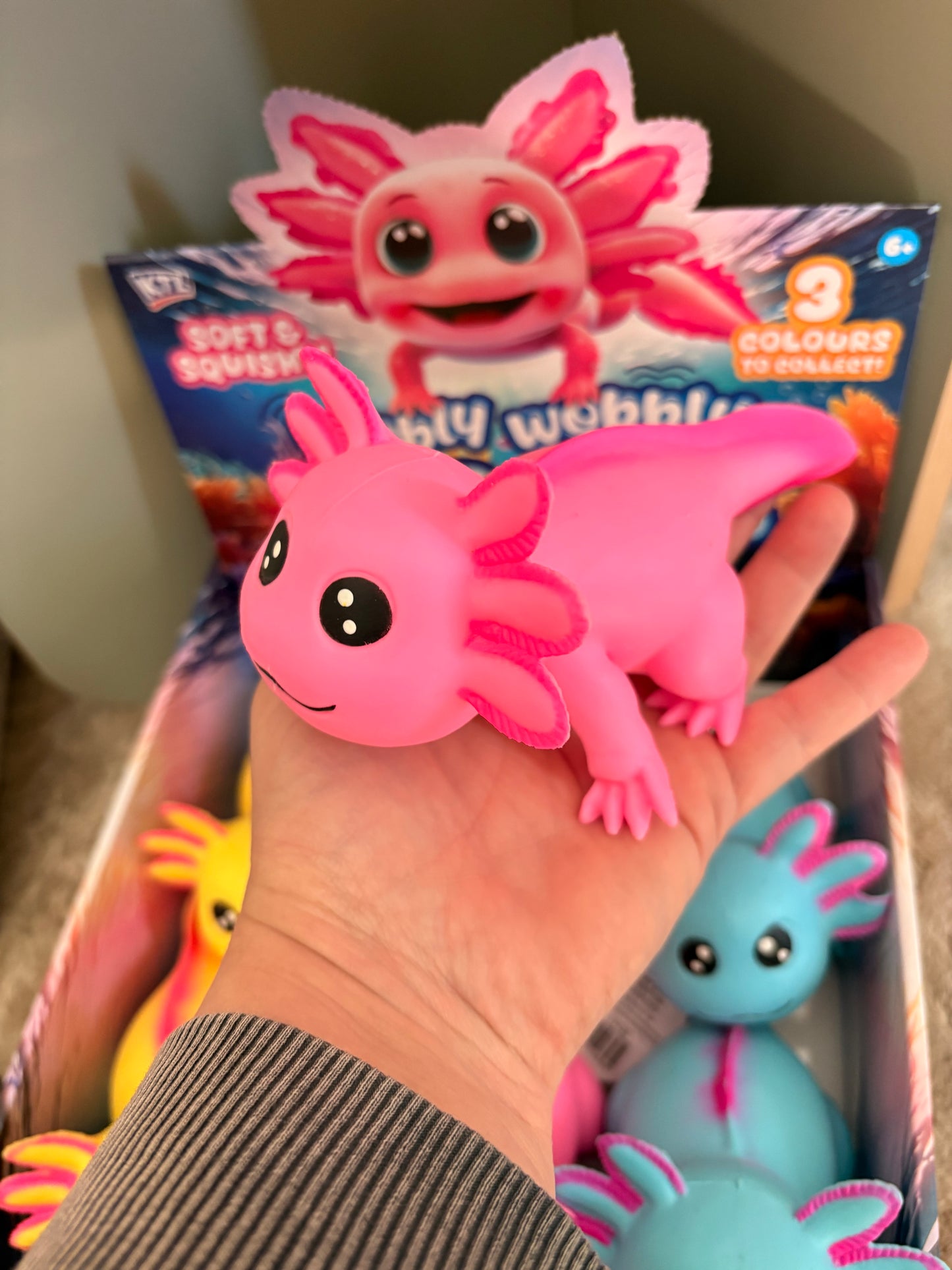Large squishy axolotl