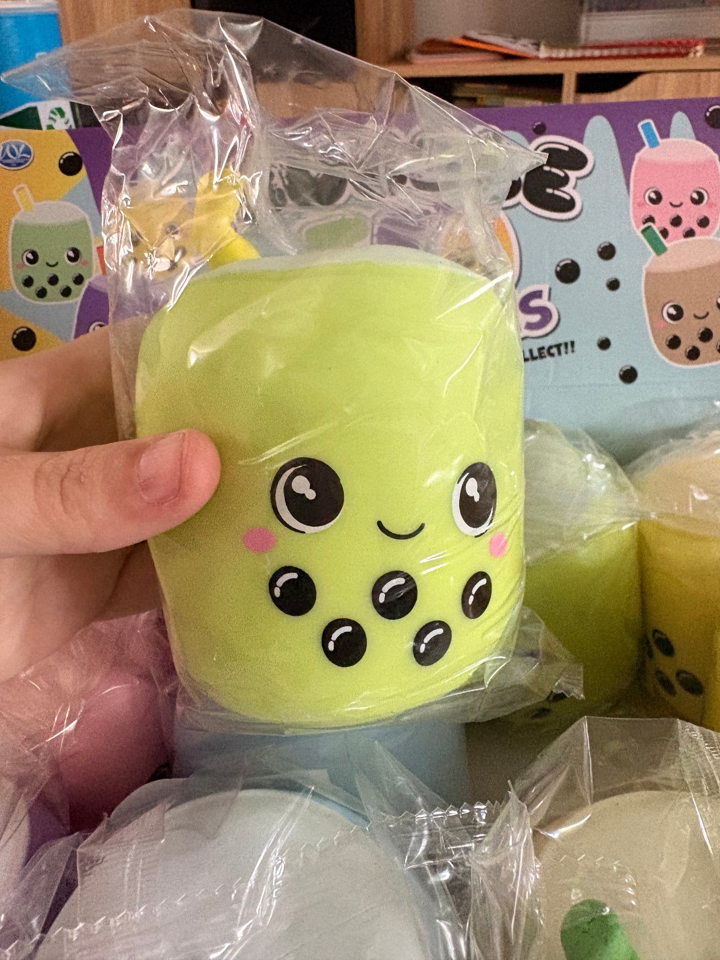 Large squishy bubble tea