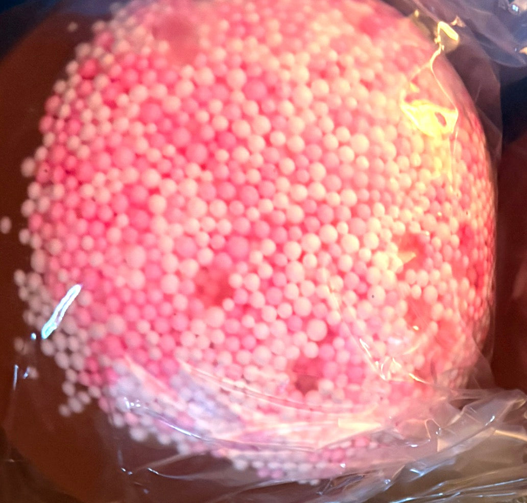 Giant gel squishy ball, full of beads, a great sensory experience