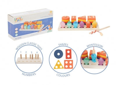 Wooden 2in1 activity board