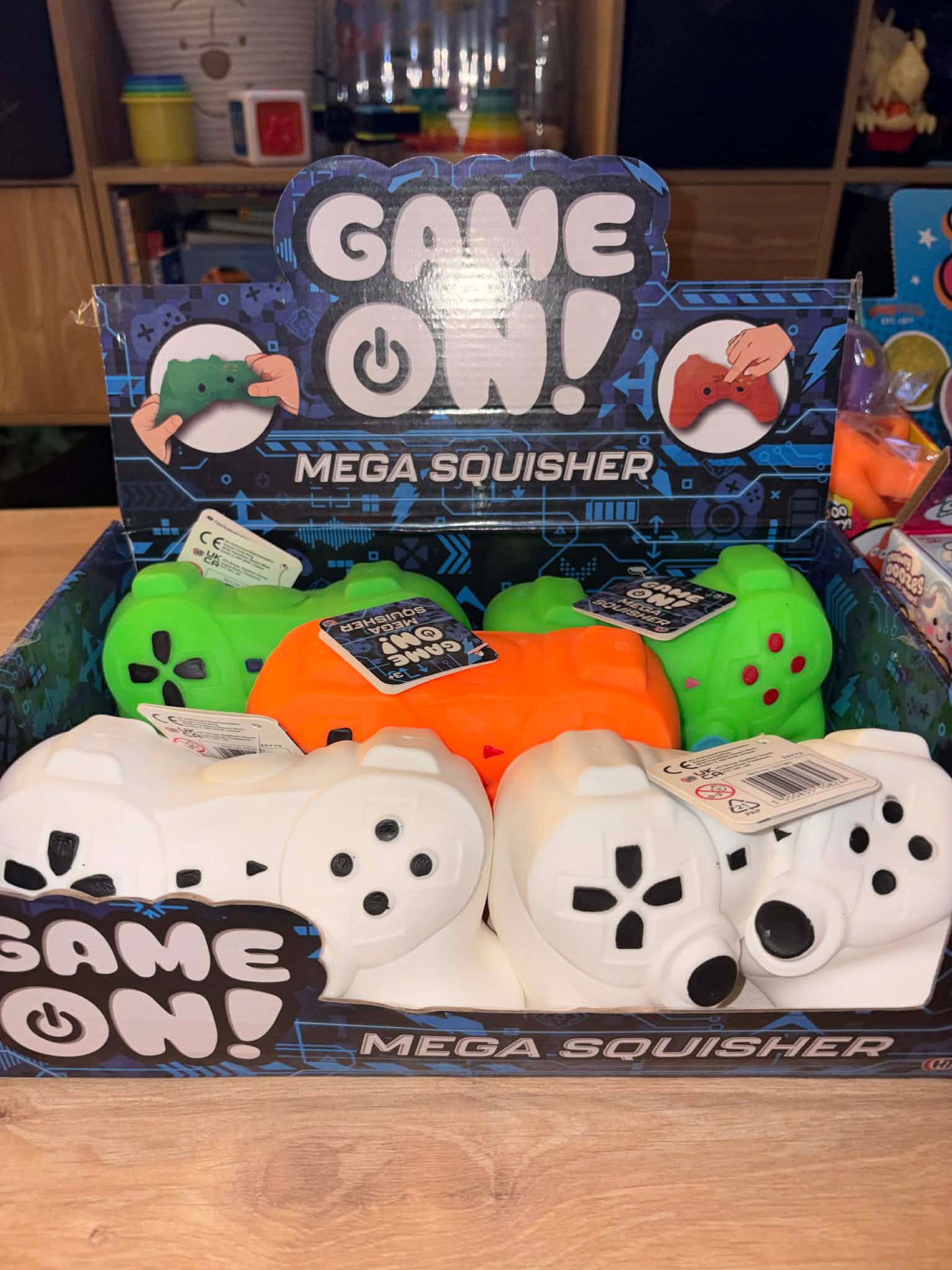 Giant super soft squishy game controller, 3 colours
