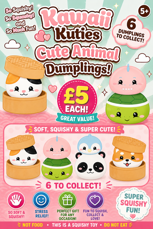 Dumpling, Kawaii Kuties surprise squishy