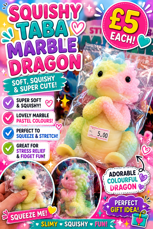 Marble Dragon squishy toy