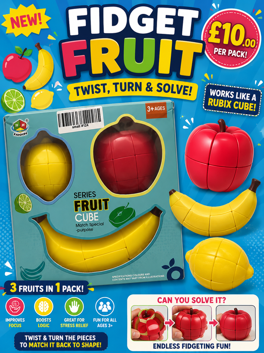 Fruit sensory fidget toy set
