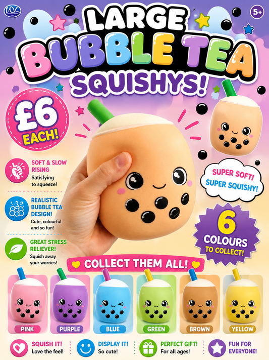 Large squishy bubble tea