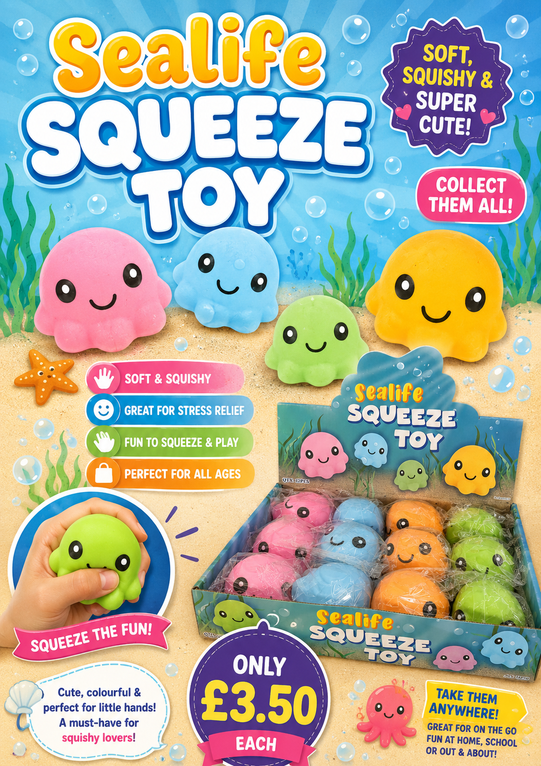 Sealife squishy