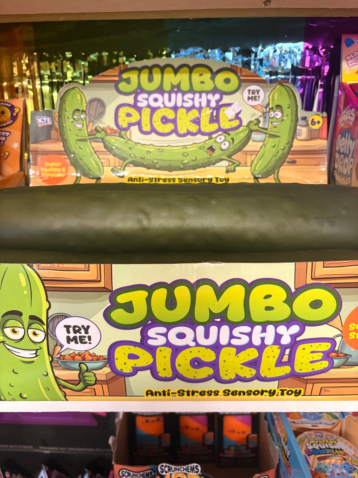Giant Pickle squishy toy