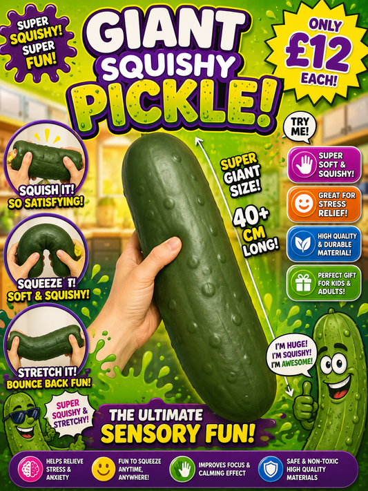 Giant Pickle squishy toy