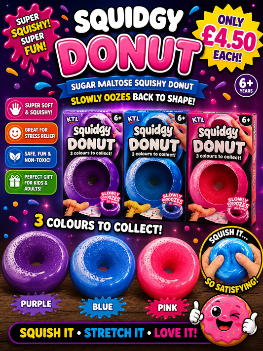 KTL Sugar squidgy donut