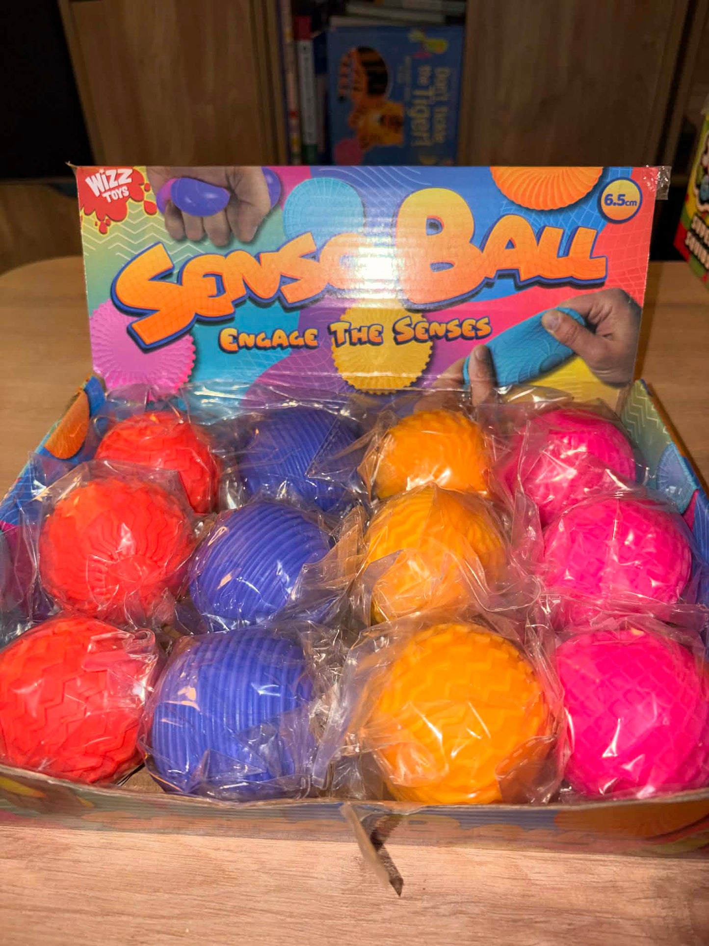 double colour squishy sensory balls