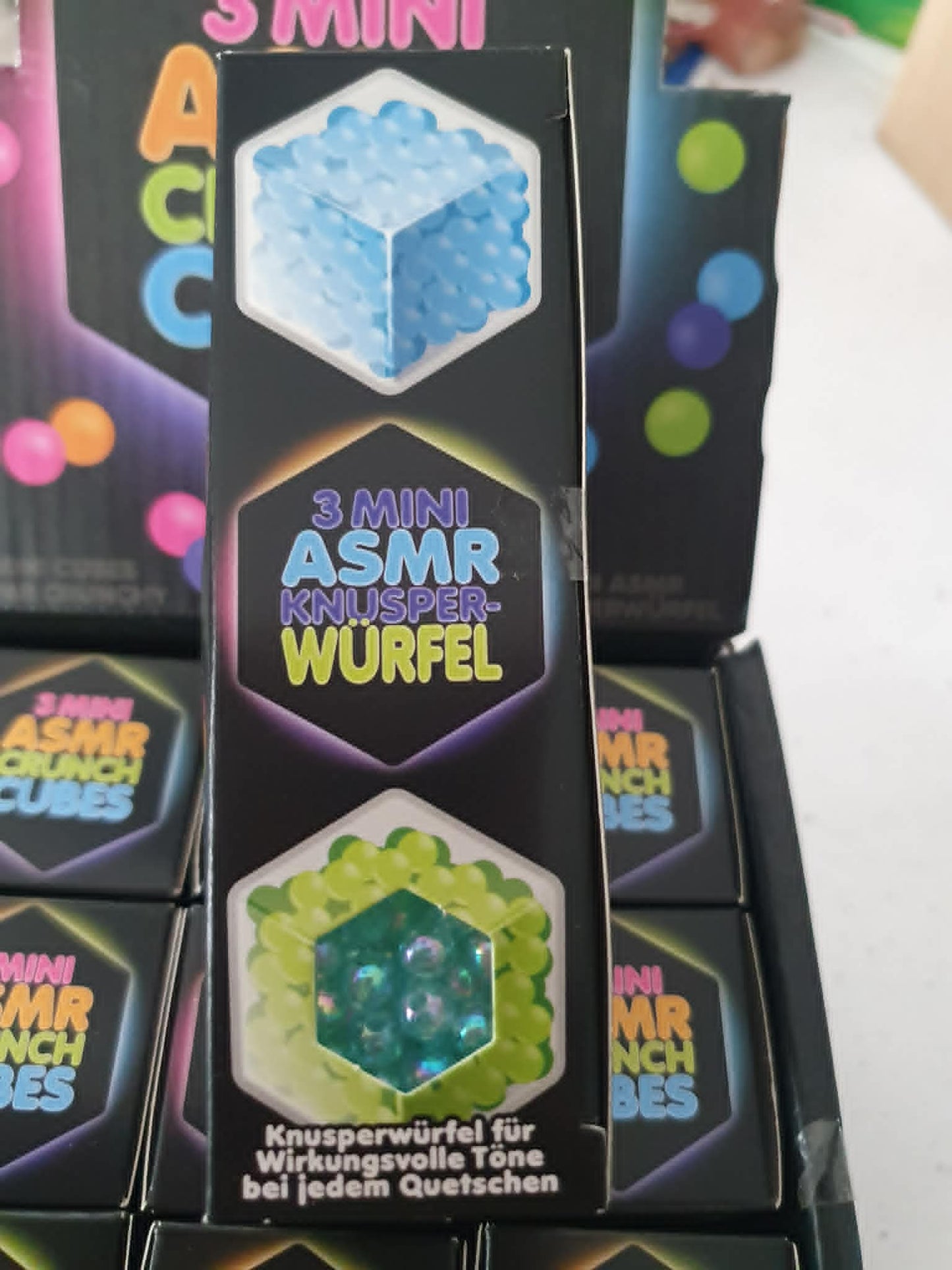 ASMR crunch cubes 3 pack