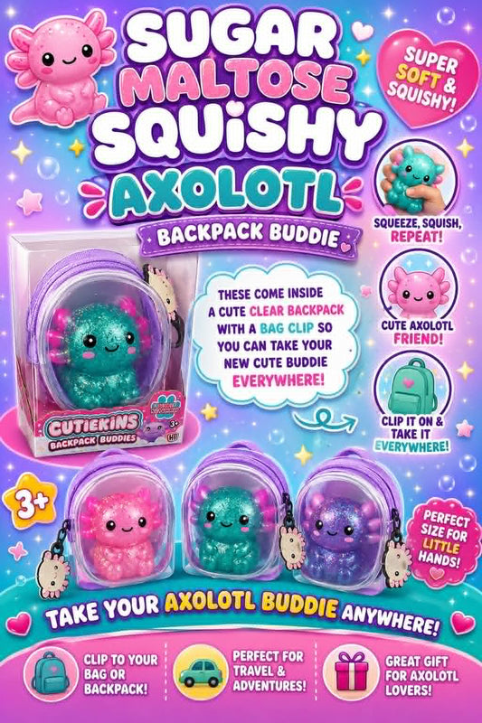 Axolotl Backpack Buddy