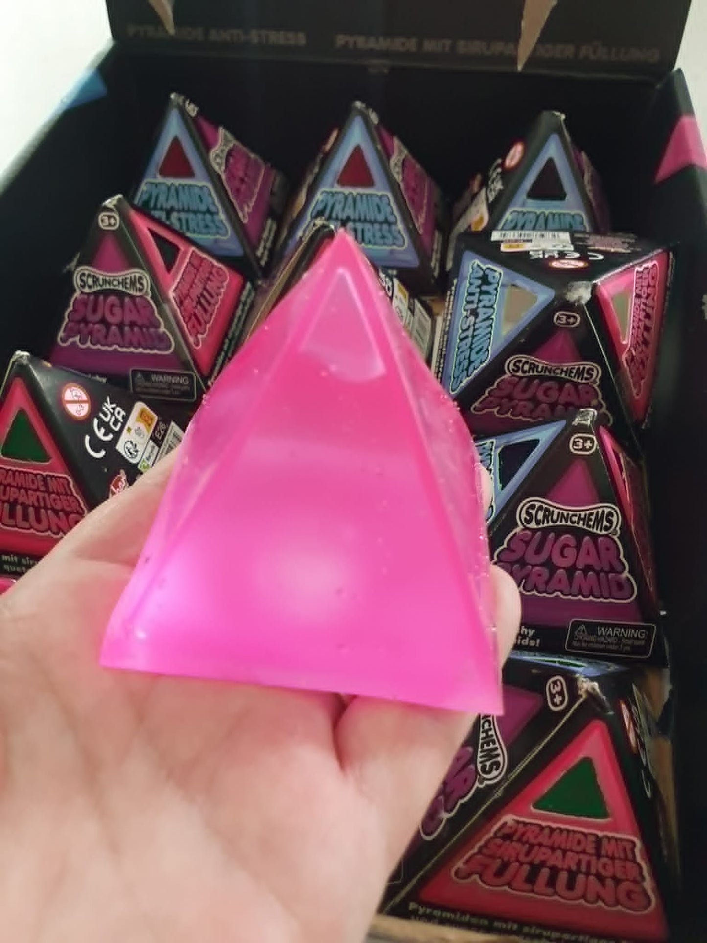 Pyramid squishy toy