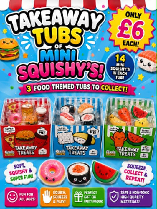Take-Away box of squishies