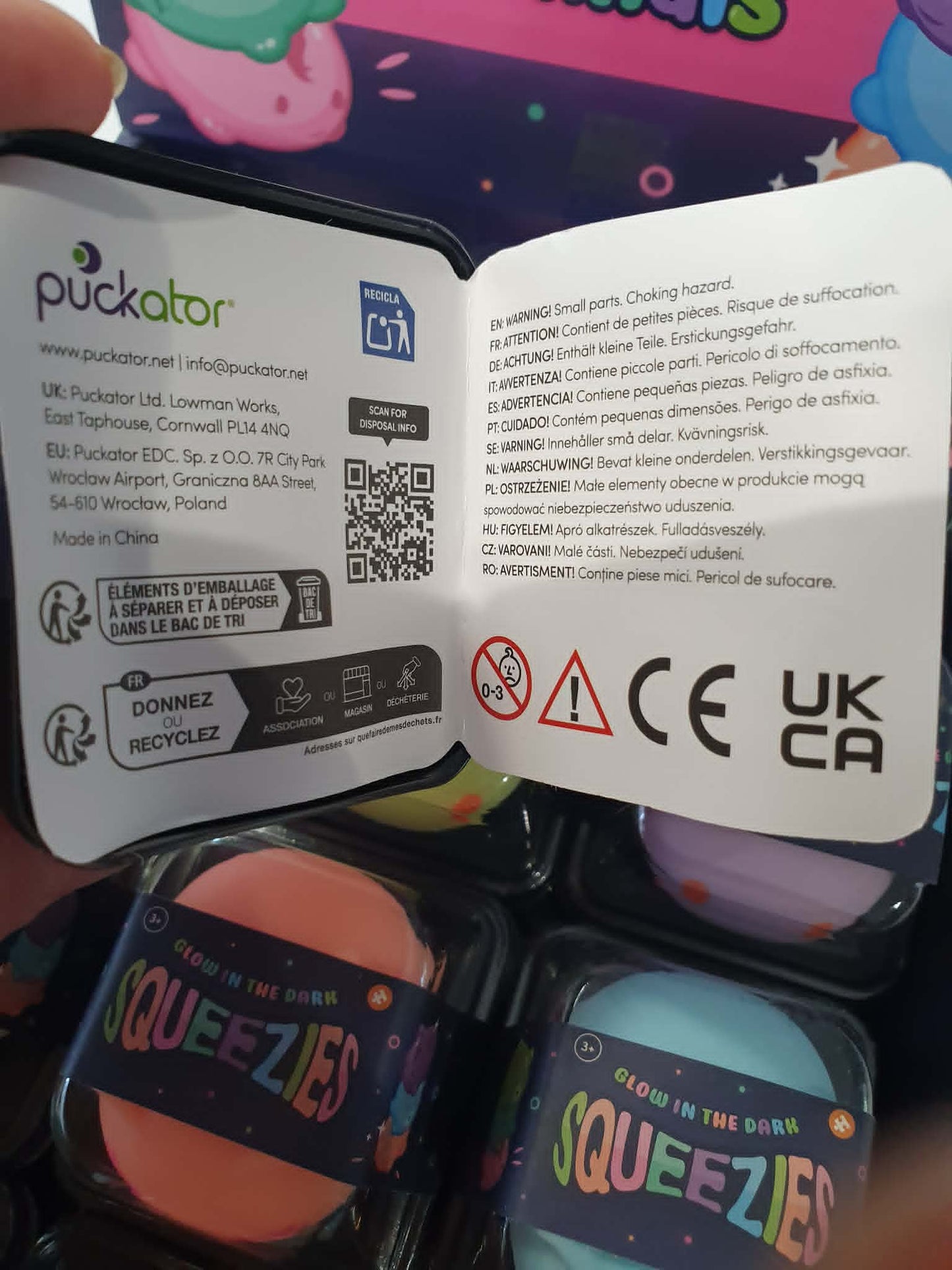 Glow In The Dark, animal Squishy