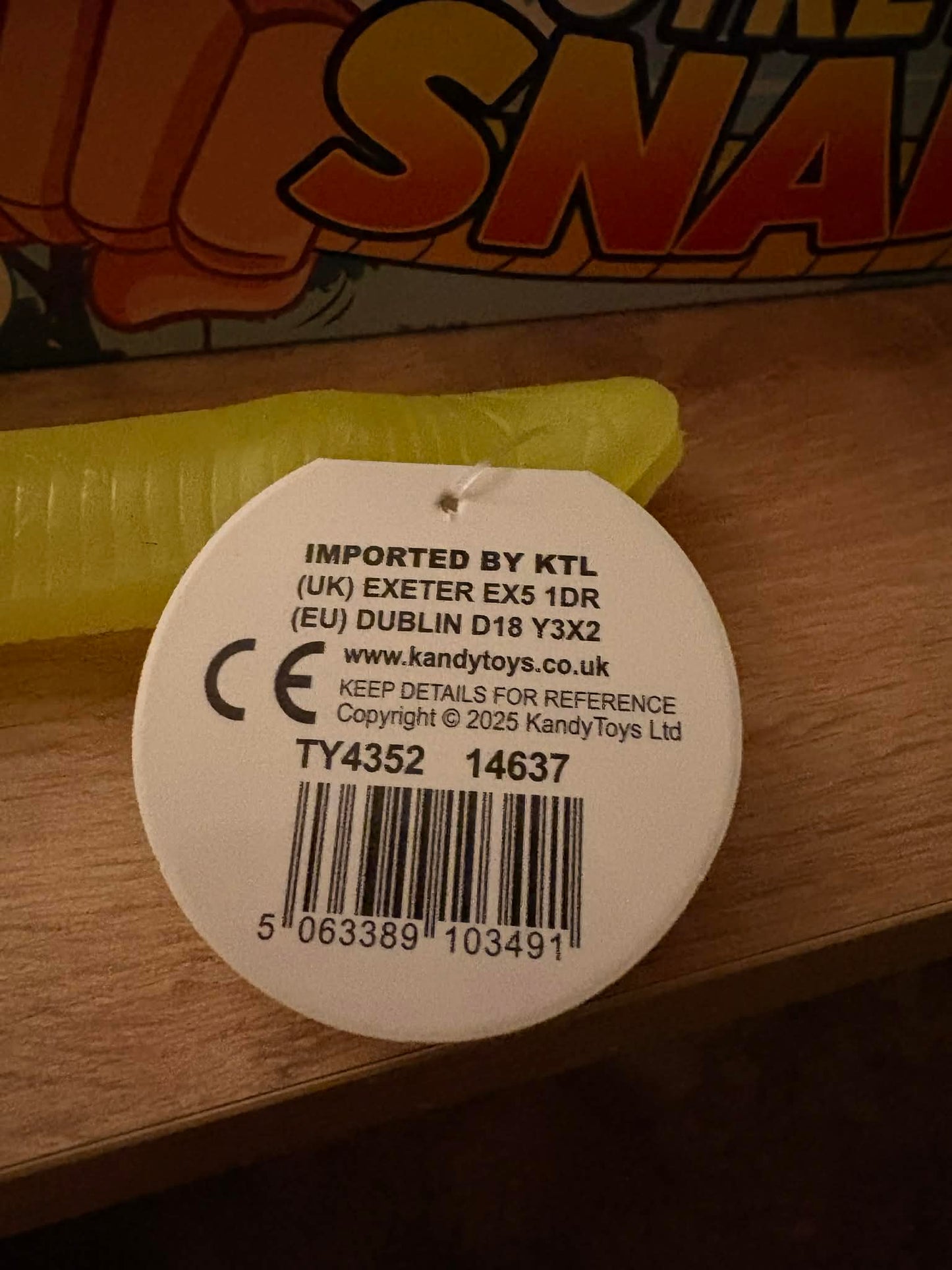 stretchy gel snake