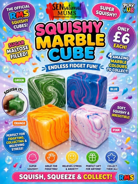 RMS marble sugar maltose squishy cubes
