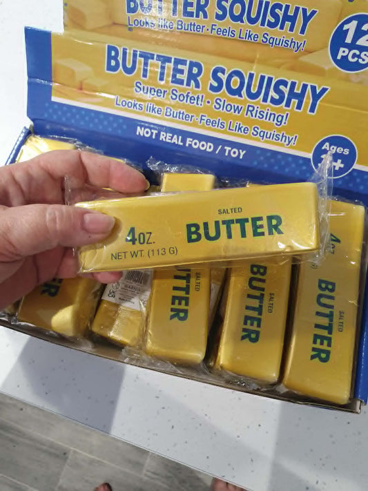 Small Gold all foam slow rise butter squishy