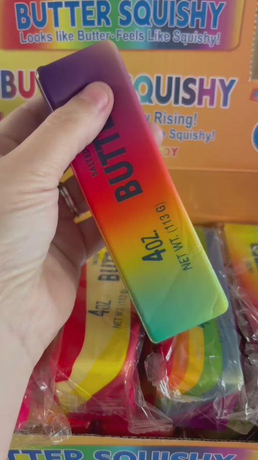 Rainbow slow rise butter squishy